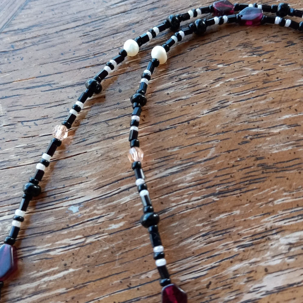 Handmade Crystal Beaded Necklace!!! - Picture 5 of 9